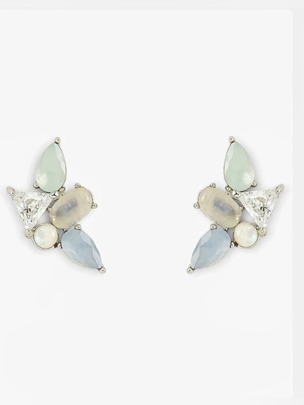 Pura Vida Silver Skylar Gemstone Stud Earrings